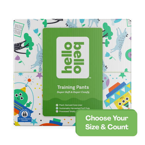 Hello Bello Training Pants I Plant Based And Flexible Potty Training Disposable Diapers For Babies And Toddlers I Bedtime Stories & Space Travelers I Size X-large (4t-5t) I 69 Count