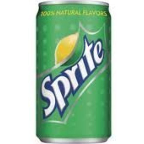 Sprite Soda 7.5oz Mini Cans 3/8 Packs (24 Cans) Small