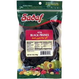 Sadaf Black Prunes Pitted 7 Oz.