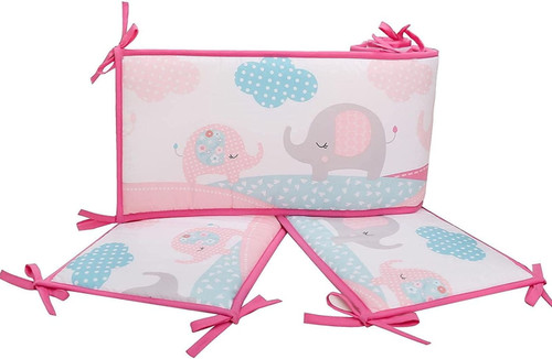 Lulshou Crib Bed Fence Soft Bag Stitching Bed Bed Surround Breathable Cotton Anti-collision Baby Bed Surround Kit