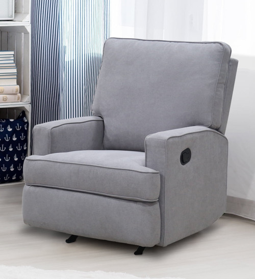 Baby Relax Salma Rocking Recliner Nursery Chair, Gray