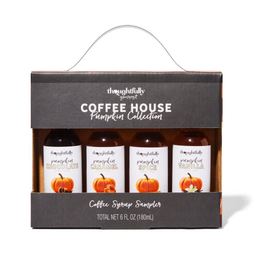 Thoughtfully Gourmet, Pumpkin Coffee Syrup Variety Pack, Set Of 4