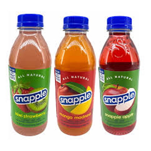 Snapple 16 Oz Variety Pack 24, 8 Apple, 8 Kiwi Strawberry, 8 Mango Madness, Pack Of (24, 16, 8)