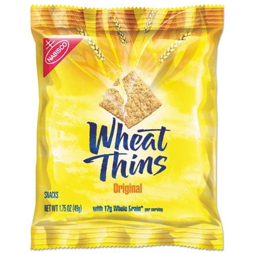 Nabisco-wheat Thins Crackers, Original, 1.75 Oz Bag, 72/carton
