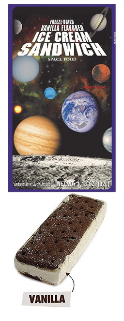 Luvyduvy Freeze-dried Vanilla Ice Cream Sandwich - 1 Pack