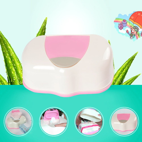 Jujiay Home Car Press Pop-up Automatic Baby Wipes Wet Tissue Box Case Holder Organizer