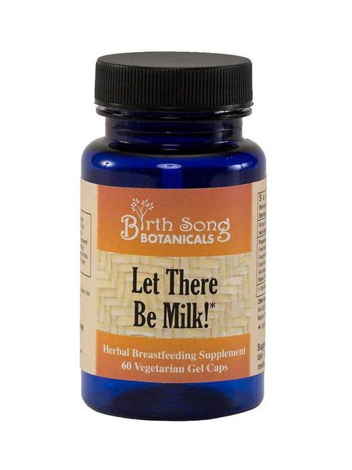 Birth Song Botanicals Let There Be Milk, Capsules, 60 Count