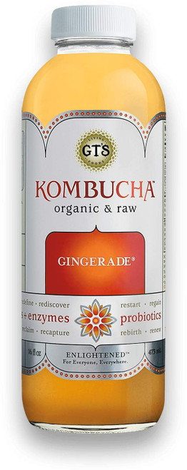 (6 Pack)gt's Organic & Raw Enlightened Kombucha 16 Ounce