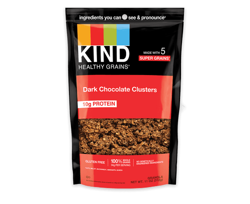 Kind Healthy Grains Clusters Whole Grain Gluten Free Dark Chocolate -- 11 Oz Pack Of 2