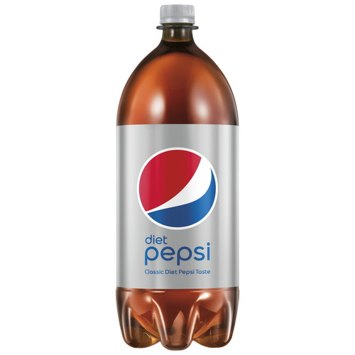 Diet Pepsi Cola Soda Pop, 2 Liter Bottle