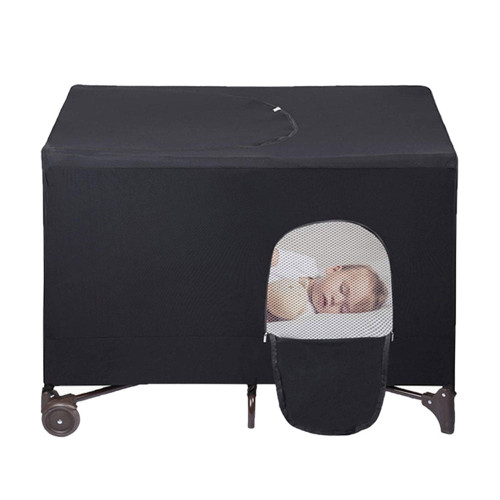 Gotydi Crib Blackout Cover ,foldable Baby Bed Cover With Safety Vents Travel Sleeping Bed Tent For Indoor And Outdoor To Sleeping Or Play