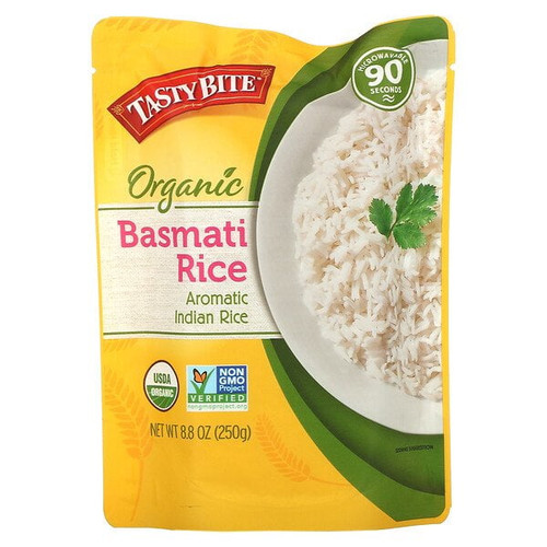 Tasty Bite, Organic Basmati Rice, 8.8 Oz (250 G) Pack Of 4