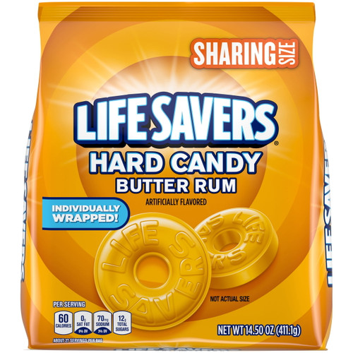 Life Savers Butter Rum Hard Candy, 14.5-ounce (pack Of 2)