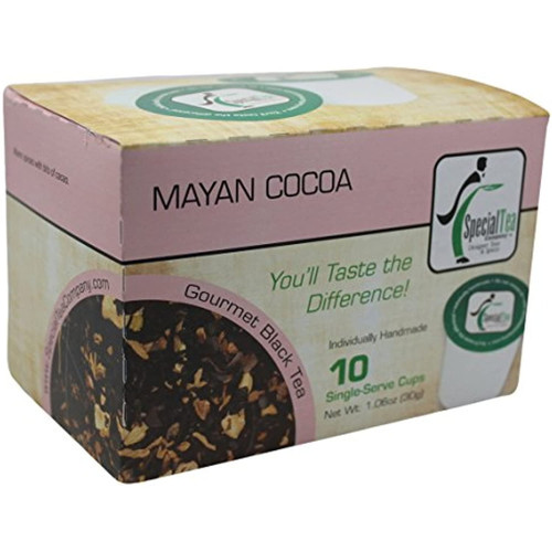 Special Tea Black Tea Single Serve Cup, Mayan Cacao, 1.06 Ounce