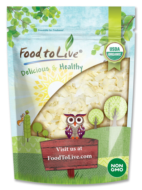 Organic Coconut Chips, 1.5 Pounds — Non-gmo, Kosher, Raw, Vegan — By Food To Live