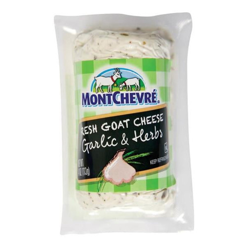 (12 Pack) Montchevre Garlic And Herb Goat Cheese Mini Log, 4oz