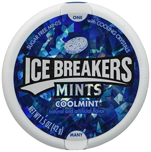 Ice Breakers Cool Mint Mints, 1.5-ounce Puck (pack Of 8)