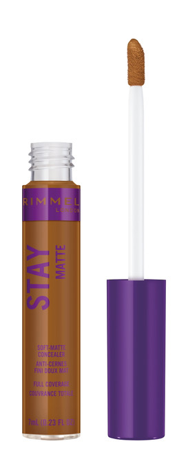 Rimmel London Stay Matte Liquid Concealer, Almond, 0.23 Fl Oz