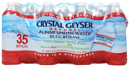 Crystal Geyser Alpine Spring Water, 16.9z