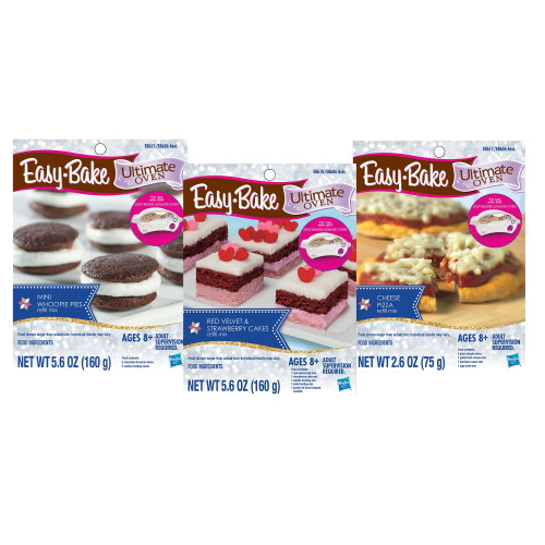 Easy Bake Refill: Includes Pizza, Cake, And Whoopie Pie Mix