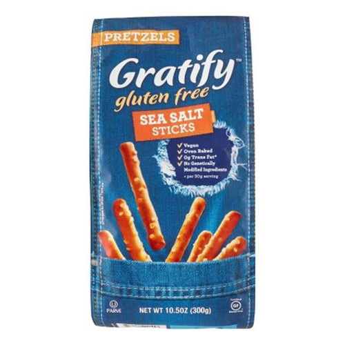 Gratify  10. 5 Oz Gluten Free Pretzel Stick, Pack Of 6
