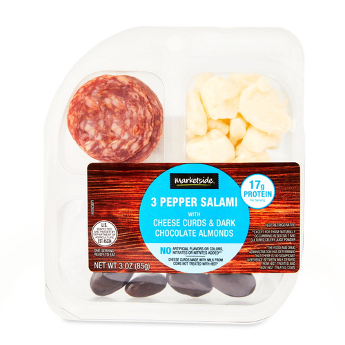 Marketside 3 Pepper Salami With Cheese Curds, 3 Oz