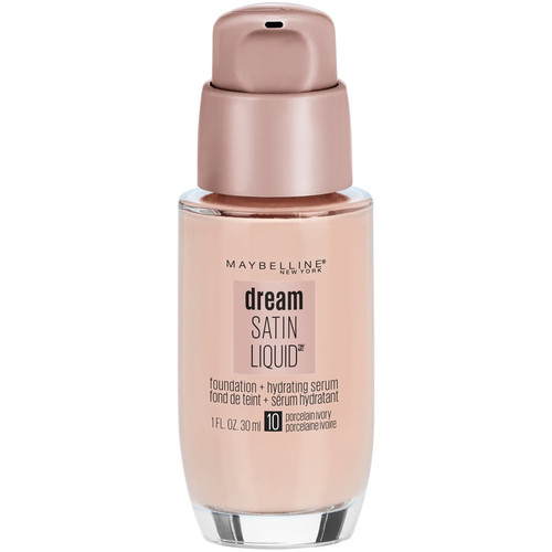 Maybelline Dream Satin Liquid Mousse Foundation, Porcelain Ivory, 1 Fl Oz