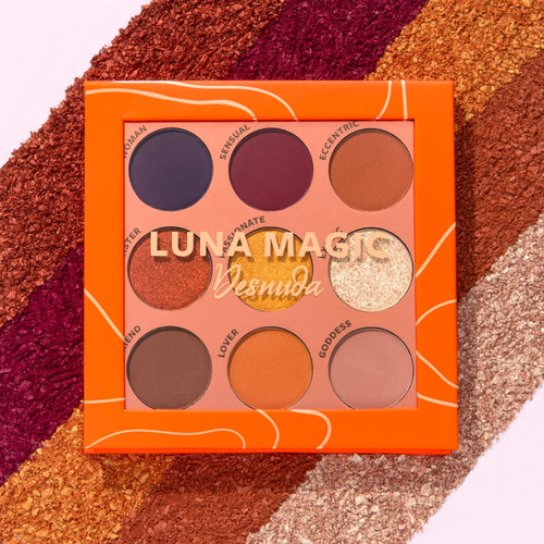 Luna Magic Desnuda/nude Shadow Palette, 9 Colors