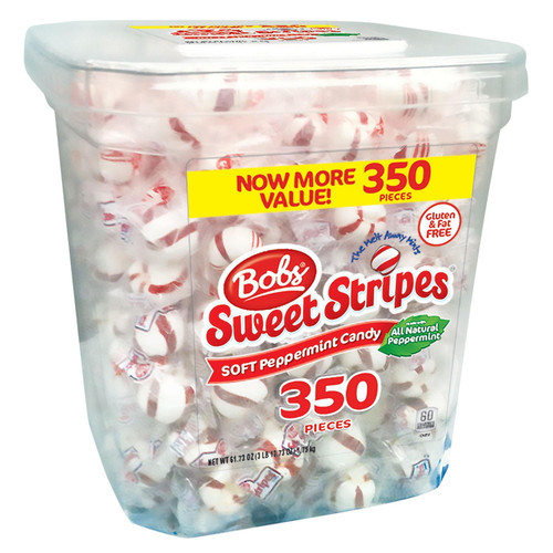 Bobs Sweet Stripes Soft Peppermints (61.73 Oz., 350 Ct.)