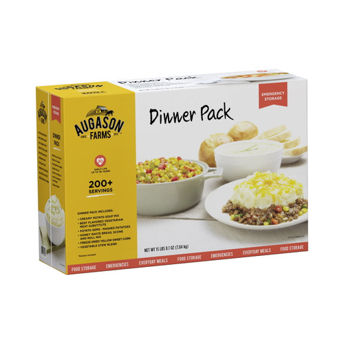 Augason Farms Dinner Pack Emergency Food Storage Kit 15 Lbs 8. 1 Oz