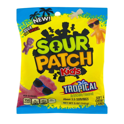 Sour Patch Kids Tropical Candy 5 Oz. Bag