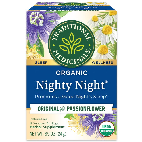 Traditional Medicinals Tea, Organic Nighty Night, Tea Bags, 16 Count