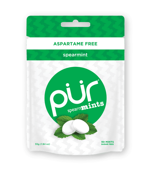 Pur Mints Sugar Free Mints With Xylitol - Natural Spearmint Flavor - 50 Pieces (pack Of 1)