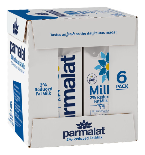 Parmalat 2% Uht Milk, 32 Fl Oz, 6 Ct