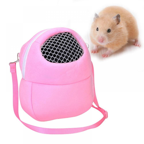 Hamster Carrier Bag, Small Animal Outgoing Carrier Bag With Shoulder Strap Portable Travel Handbag Backpack