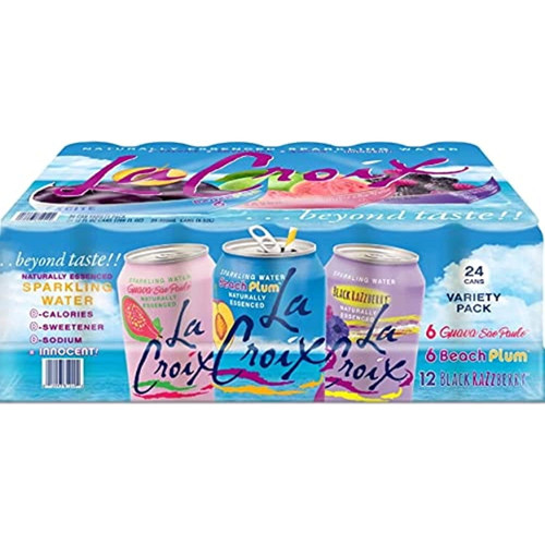 La Croix Black Razz Berry Sparkling Water Variety Pack (12 Fl. Oz., 24 Pk.)