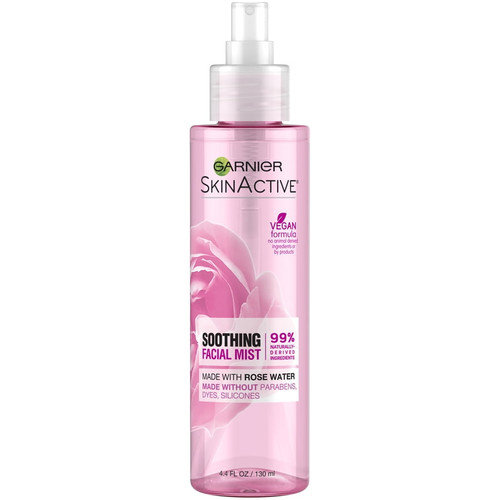Garnier Skinactive Facial Mist Spray With Rose Water, 4.4 Fl Oz