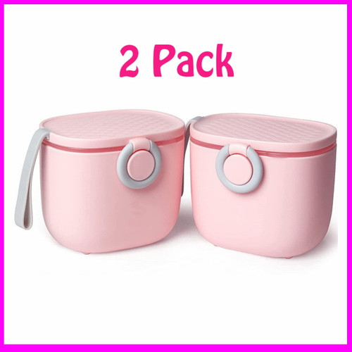 Lollanda Baby Formula Dispenser Portable Milk Powder Dispenser Container Candy Fruit Snack Storage Container With Carry Handle And Scoop Travel Outdoor Activities For Infant Toddler Children Travel