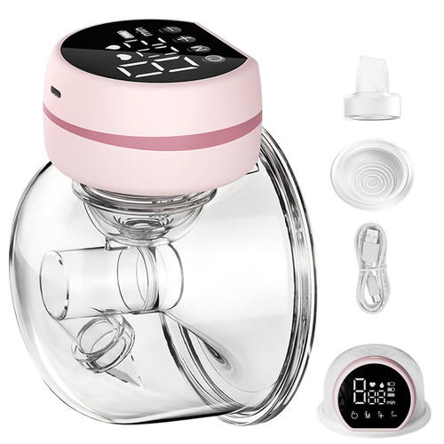 Wearable Breast Pump, Electric Breast Pump, Hands Free & Low Noise Portable Breast Pump With 3 Modes, 9 Levels