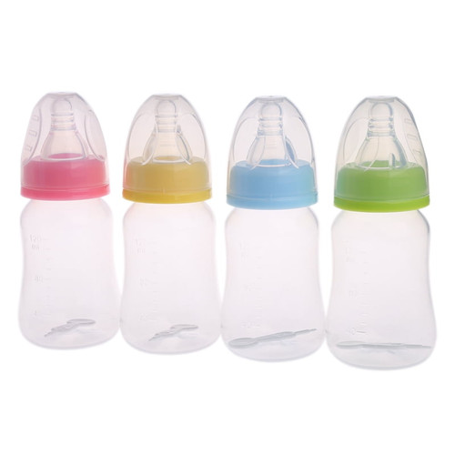Bestyo 120ml Baby Newborn Nursing Nipple Bottle Silicone Pacifier Milk Water Feeding