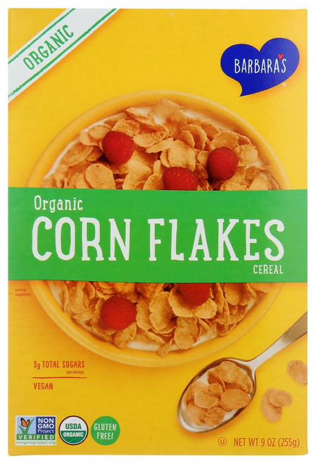 Barbara's Bakery Cereal Corn Flakes Gluten Free, 9 Oz