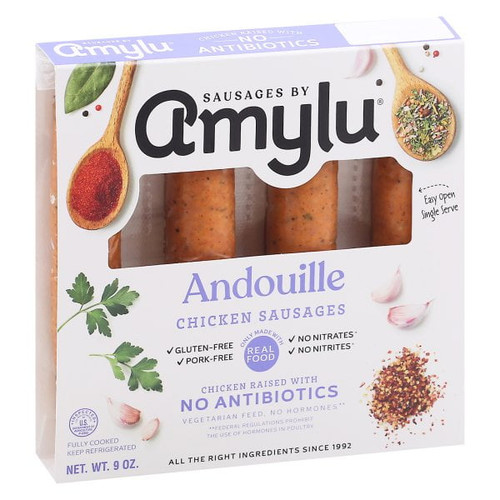 Amylu Andouille Chicken Sausage 9oz