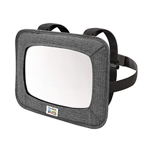 Travel Bug Baby & Toddler Car Back Seat Safety Jumbo Mirror - Shatter Resistant - Rear & Forward Facing (jumbo)