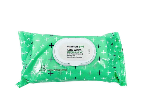 "mckesson Baby Wipe Soft Pack, 72 Wipes Wpwbaby72s"
