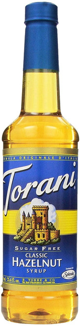 Torani Sugar Free Classic Hazelnut Syrup 750ml