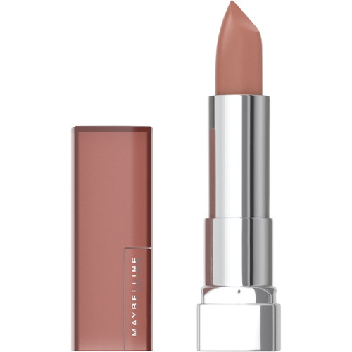 Maybelline Color Sensational The Mattes, Matte Finish Lipstick Makeup, Nude Embrace, 0.15 Oz.