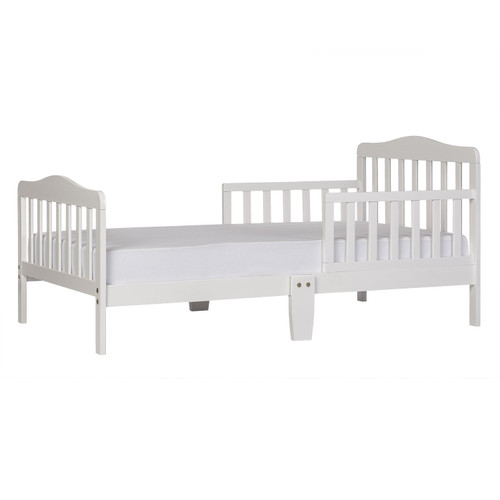 Dream On Me Classic Design Toddler Bed In White, Greenguard Gold Certified