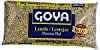 Goya Lentils/lentejas Masoor Dal 16 Oz. Pack Of 3.