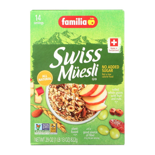 Familia - Muesli Swiss No Add Sugar - (case Of 6) - 29 Oz