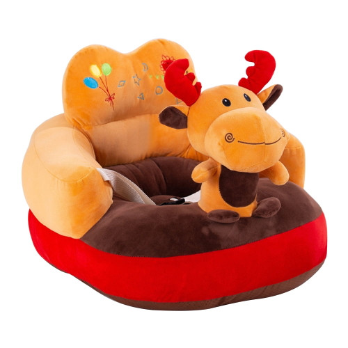 Binduo Sofa Support Seat Cute Cartoon Case Soft Plush Chair For Kid Baby Infant Feeding